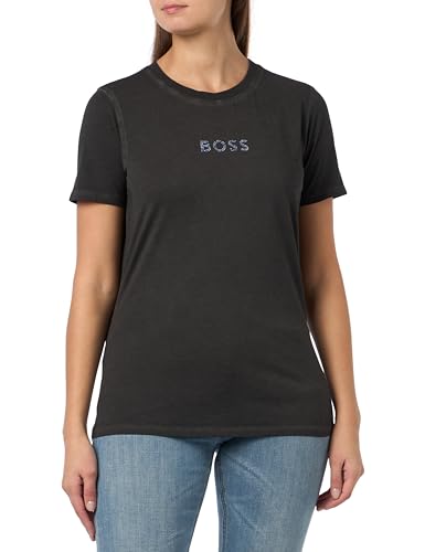 BOSS Damen C_elogosp T Shirt, Black1, M EU von BOSS