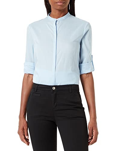 BOSS Damen Efelize_17 Bluse, Blau (Light/Pastel Blue 450), 36 EU von BOSS