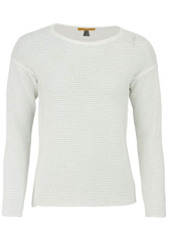 BOSS Damen Idya Sweatshirt, Weiß (White 100), Medium von BOSS