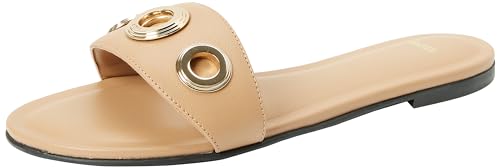 BOSS Damen Millie NAEY Slide, Medium Beige260, 39 EU von BOSS