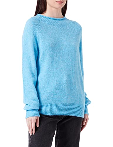 BOSS Women's C_Fesperanzan Sweater, Open Blue, M von BOSS