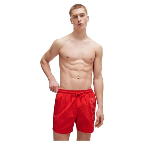 BOSS Herren Badeshorts Badehose Swimwear Octopus, Farbe:Rot, Wäschegröße:XL, Artikel:-627 Bright red von BOSS