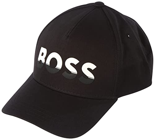 BOSS Herren Bold-Block Cap, Black1, ONESI von BOSS