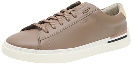 BOSS Herren Clint_Tenn_ltnu Tennis, Beige/Khaki, 44 EU von BOSS