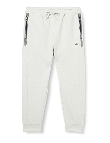 BOSS Herren Hadiko 1 Jersey_Trousers, Light/Pastel Grey57, M EU von BOSS