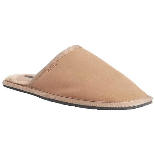 BOSS Herren Home_Slip_mfpl Slip_On, Medium Beige, 43 EU von BOSS