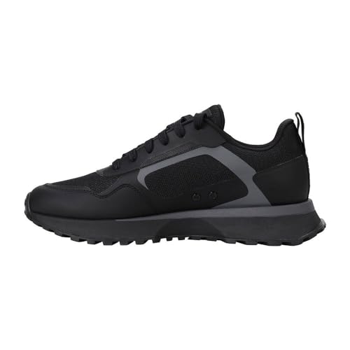 BOSS Herren Schuhe Halbschuhe Turnschuhe Sneakers Jonah Runn merb, Farbe:Schwarz, Schuhgröße:EUR 44, Artikel:-005 Black von BOSS