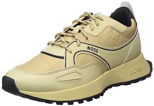 BOSS Herren Jonah_Runn_rsrb, Beige, 44 EU von BOSS