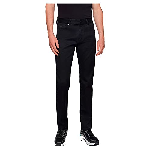 BOSS Herren Maine BC-C Regular-Fit Jeans aus dunklem Stretch-Denim von BOSS