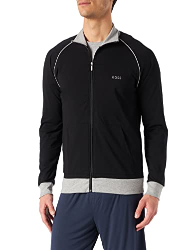 BOSS Herren Mix & Match JacketZ mit Logo, Black, L von BOSS