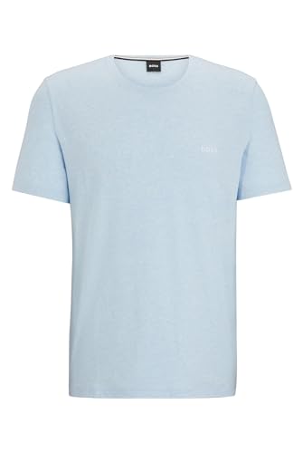 BOSS Herren T-Shirt Mix & Match mit Logo, Light/Pastel Blue, L von BOSS