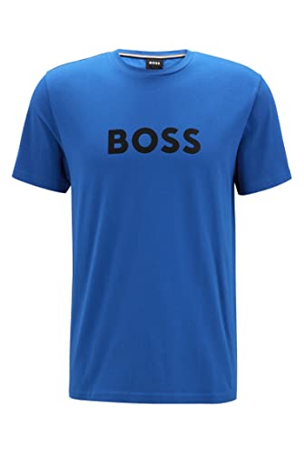 BOSS Herren T-Shirt RN Shirt Crew-Neck UV-Protection UPF 50, Farbe:Blau, Artikel:-429 medium Blue, Größe:2XL von BOSS