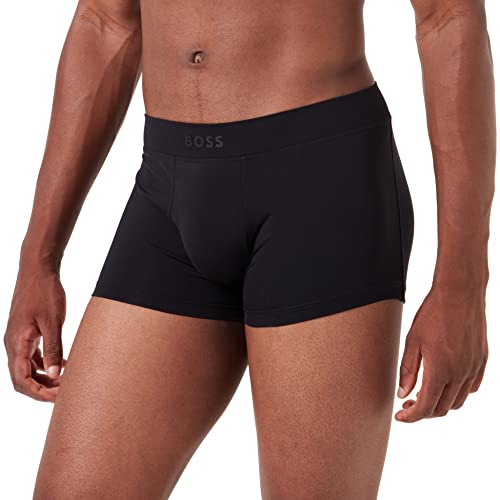 BOSS Herren Boxershorts Boxer Unterhose Shorts Trunk Energy, Farbe:Schwarz, Größe:L, Artikel:-001 Black von BOSS