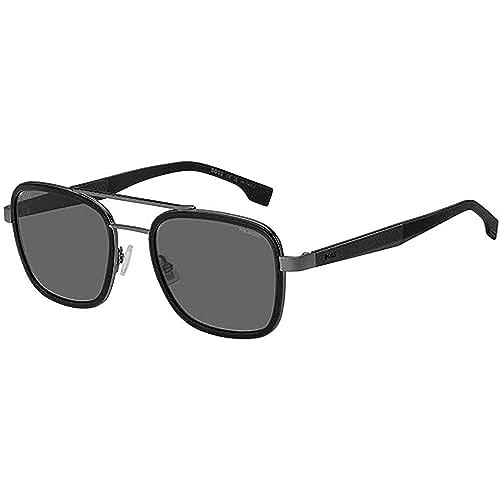 Hugo Boss Unisex Boss 1486/s Sunglasses, PTA/M9 DKRUTH Grey, 54 von HUGO BOSS