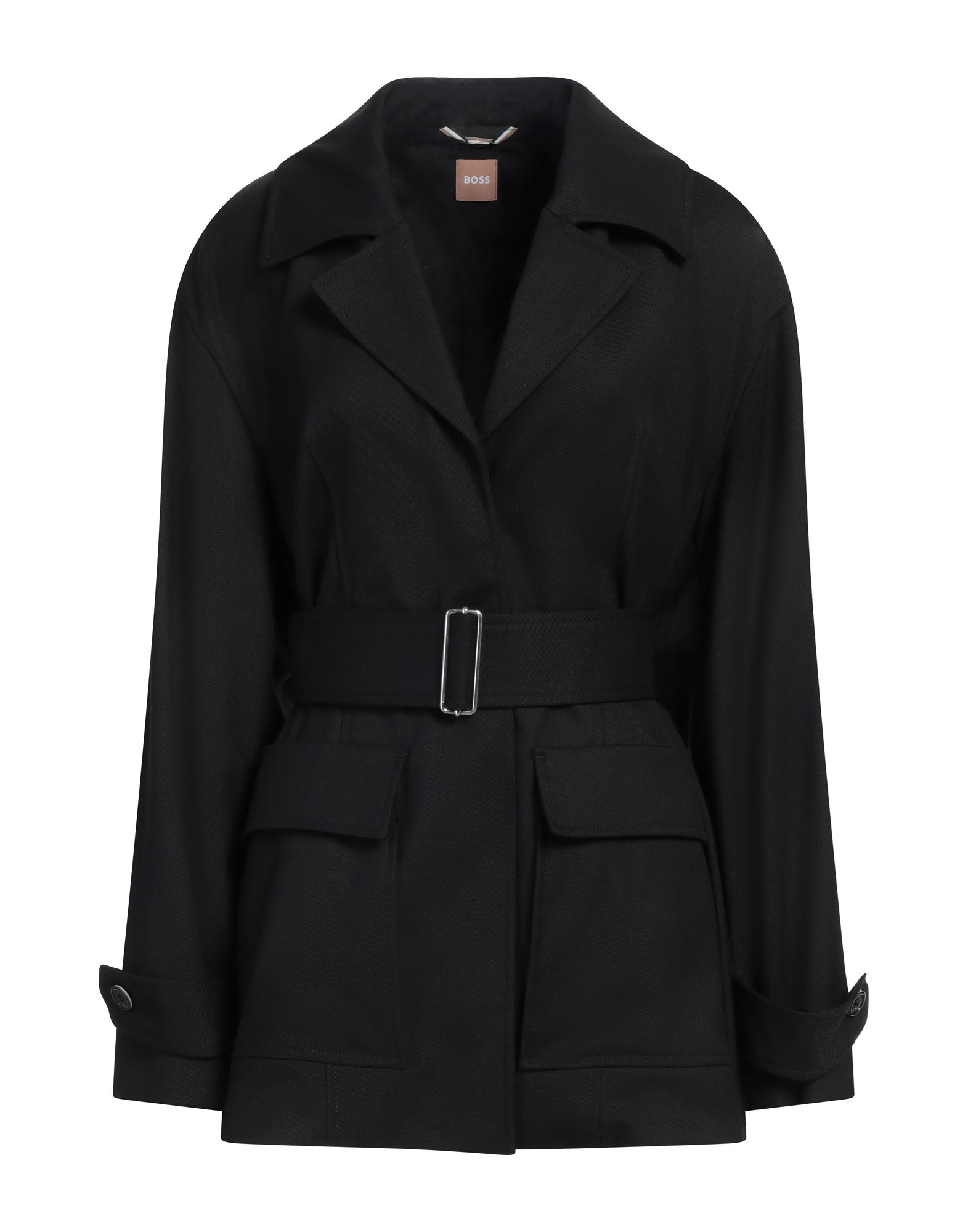 BOSS Jacke, Mantel & Trenchcoat Damen Schwarz BOSS Jacke, Mantel & Trenchcoat Damen Schwarz von BOSS