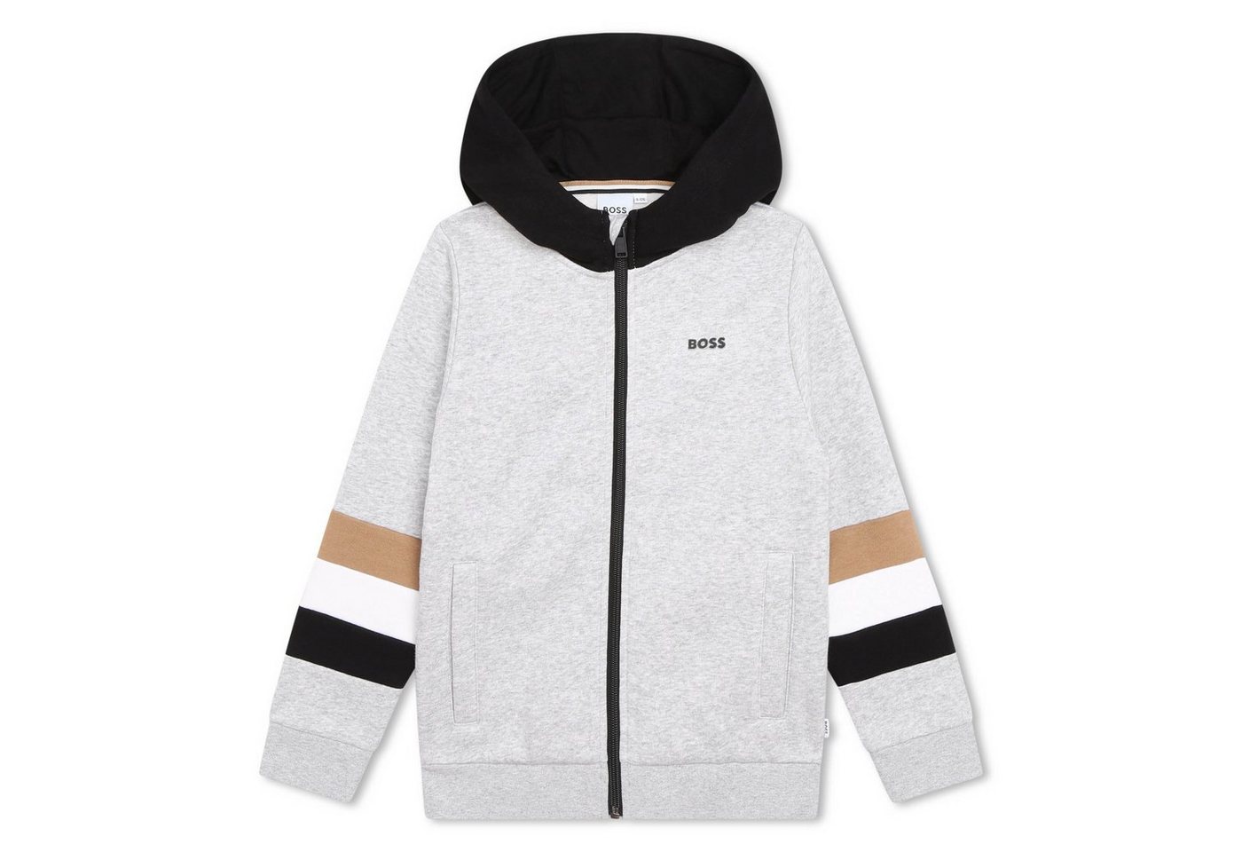 BOSS Kapuzensweatjacke BOSS Kids Trainingsjacke Hoodie von BOSS