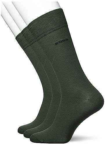 BOSS Men's 3P RS Uni Colors CC Regular Socks, Open Green361, 39-42 von BOSS
