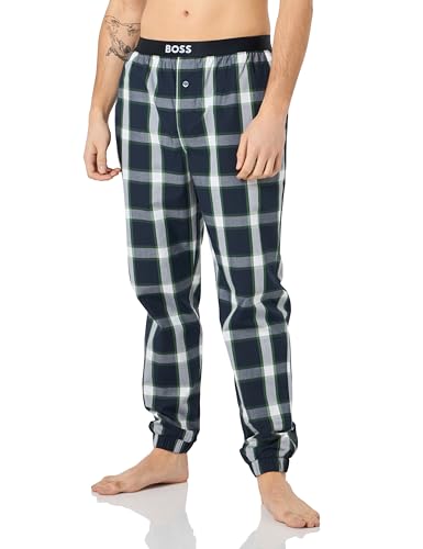 BOSS Men's Unique Pants Cuff CW Pyjama_Short, Dark Green307, XL von BOSS