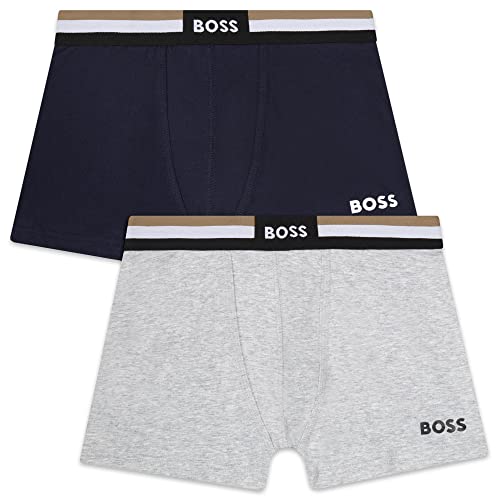 BOSS - Set mit 2 Boxershorts Blau 92% Baumwolle 12JAHRE von BOSS