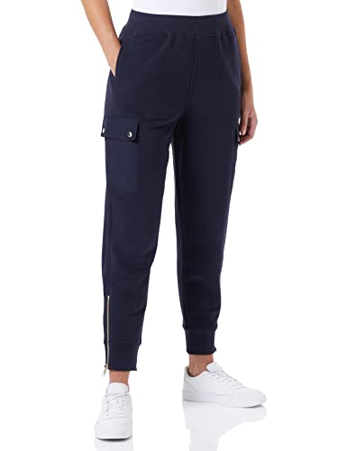 BOSS Women's C_Ecargo Jersey-Trousers, Open Blue, L von BOSS