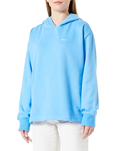 BOSS Women's C_Ezaria Sweatshirt, Open Blue, L von BOSS