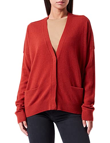 BOSS Women's C_Fabulas Cardigan Sweater, Medium Red, L von BOSS