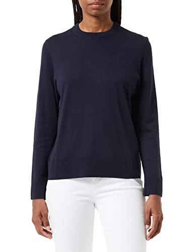 BOSS Women's C_Fibinnan Sweater, Open Blue, L von BOSS