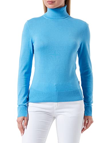 BOSS Damen C_fiddinan Sweater, Open Blue, L von BOSS