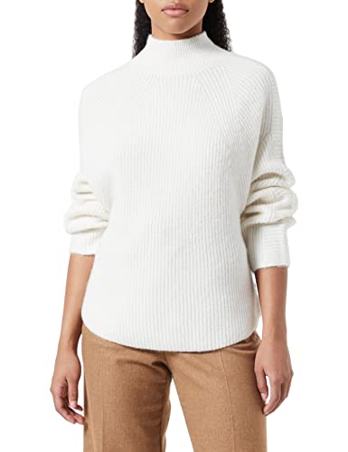 BOSS Women's C_Folanda Sweater, Open White, M von BOSS