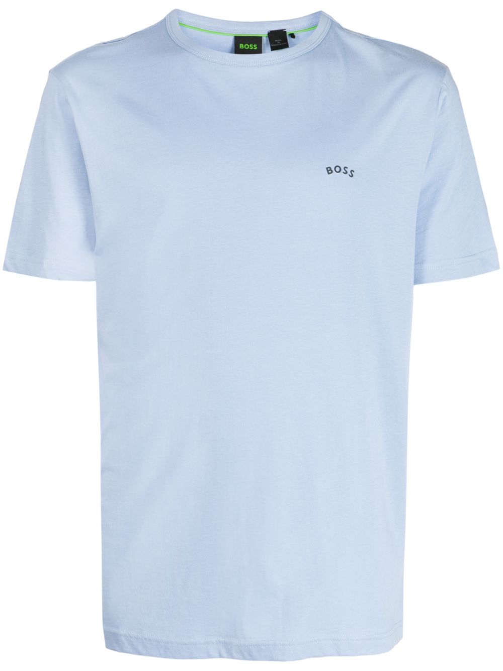 BOSS T-Shirt mit Logo-Applikation - Blau von BOSS