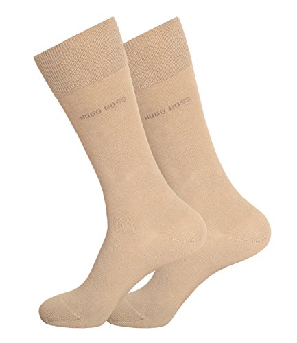 HUGO BOSS Herren Socken Strümpfe Business Allround RS Uni 50388437 8 Paar, Farbe:Beige, Größe:39-42, Artikel:-261 medium beige von HUGO BOSS