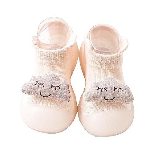 BOTCAM Kleinkind-Mädchen-Schuhe, Socken, Tierdekoration, für 0 bis 4 Kinder Hochzeit Schuhe Mädchen (Pink, 20 Infant) von BOTCAM