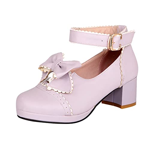 BOTCAM Mary Jane Schuhe Mit Hohem Absatz Für Mädchen Damen Süße Und Elegant Spitze Schleife Perle Erdbeere Niedliche Abendschuhe Hochzeitsschuhe Festliche Party, Hochzeit, Abschlussball Absatzschuhe BOTCAM Mary Jane Schuhe Mit Hohem Absatz Für Mädchen Damen Süße Und Elegant Spitze Schleife Perle Erdbeere Niedliche Abendschuhe Hochzeitsschuhe Festliche Party, Hochzeit, Abschlussball Absatzschuhe von BOTCAM