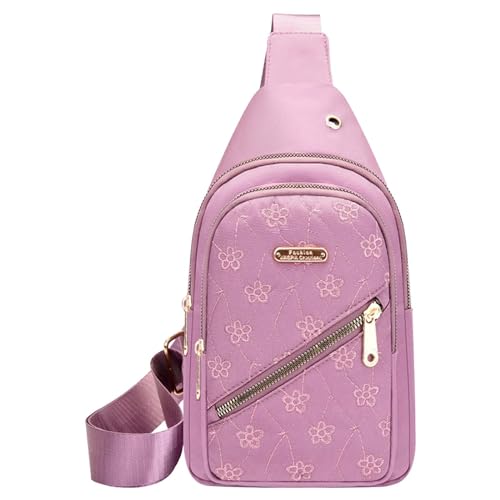 BOTCAM Schultergurt Für Taschen Breit Umhängetaschen für Damen und Herren, zum Wandern, Umhängetasche, Bakpack mit Kopfhörerloch, Schultergurt, Körpertasche für Reisen Griffe Für Taschen (Pink, A) von BOTCAM