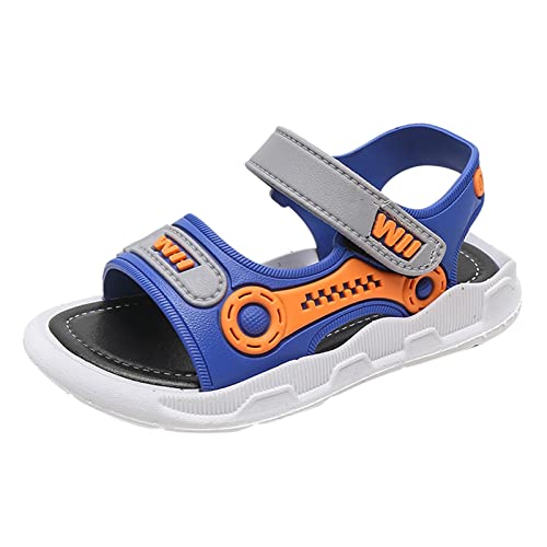 BOTCAM Sommer Jungen Sandalen Babyschuhe Kinder flache Kind Strandschuhe Sport weiche rutschfeste lässige Kleinkind Sandalen Kinder 31 Jungen von BOTCAM