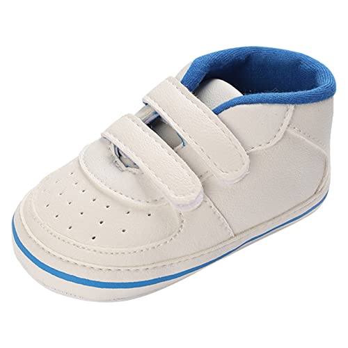 BOTCAM Sommer Kinder Säuglingskleinkindschuhe und Mädchen Sport Atmungsaktives Obermaterial High Top Bequemes -Design Lässiger Stil Wasserschuhe 22 (Blue, 19 Infant) von BOTCAM