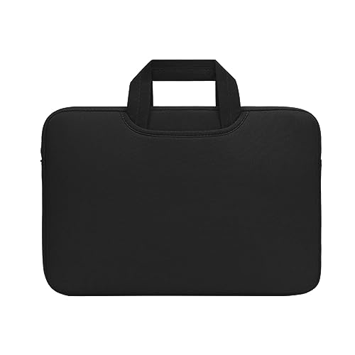 BOTCAM Taschen Organizer Filz Computer-Innenhülle, einfarbig, mehrere Farben zur Auswahl, tägliche Laptop-Hülle Gürtel Militär Taschen (Black, 11) von BOTCAM