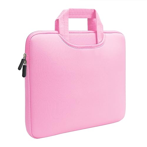 BOTCAM Taschen Organizer Filz Computer-Innenhülle, einfarbig, mehrere Farben zur Auswahl, tägliche Laptop-Hülle Gürtel Militär Taschen (Pink, 11) von BOTCAM