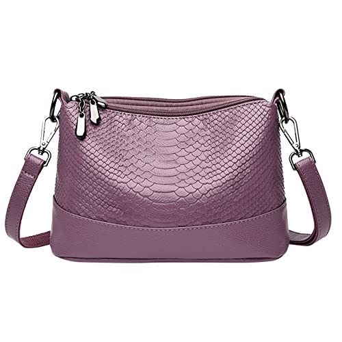 BOTCAM Taschen Zubehör Nähen Damen Handtaschen Crossbody Schulter für Damen Designer Handtaschen Damen Geldbörsen und Handtaschen Trolley Bags Einkaufswagen Taschen (Purple, One Size) von BOTCAM