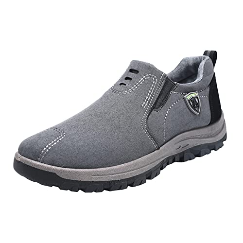 BOTCAM Wanderschuhe Herren Wildleder Outdoor Fitness Jogging Trekkingschuhe Ohne Schnürsenkel Bergschuhe Orthopädische Schuhe rutschfeste Sneaker Ultralight Sportschuhe für Camping, Wandern BOTCAM Wanderschuhe Herren Wildleder Outdoor Fitness Jogging Trekkingschuhe Ohne Schnürsenkel Bergschuhe Orthopädische Schuhe rutschfeste Sneaker Ultralight Sportschuhe für Camping, Wandern von BOTCAM