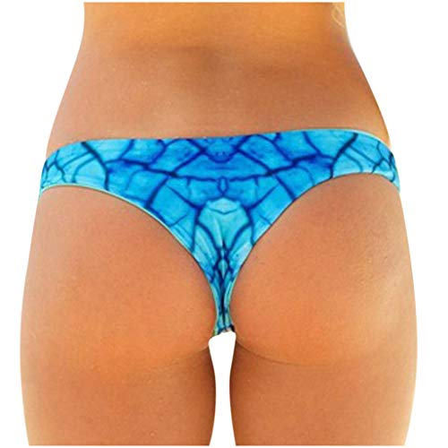 Damen Bikini Slips Brasilianisch Klassische Bikinihose Bademode Elegantes Niedrige Taille Bottom Tanga Bikini Slip Strandbikinis Triangel Badeanzug Unterhosen Panties Hipster Höschen von BOTCAM