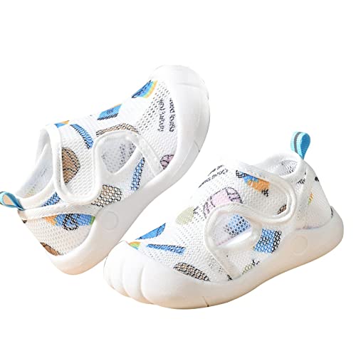 Sommer-Säuglingskleinkind-Mädchen-Jungen-Schuhe Sandalen mit flachem Boden, nicht slio, halboffene Spitze, atmungsaktive, weiche Schuhe Schuhe Baby Jungen von BOTCAM