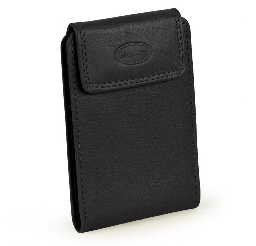 BRANCO Kartenetui Karten-Mäppchen / Kreditkarten-Etui, Leder, Schwarz, Branco br-361 von BRANCO