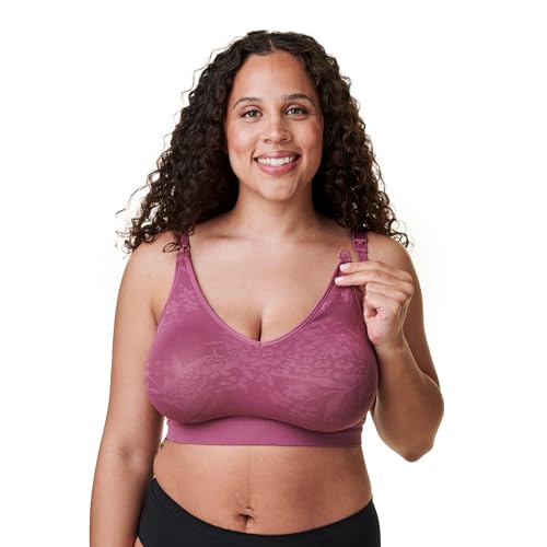 Bravado Designs Body Silk Nahtloser Still-BH, Jacquard Beeren, XXL von Bravado Designs