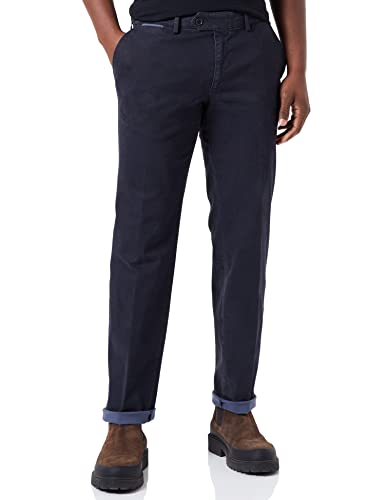 EUREX by Brax Herren Style Joe gepflegte Baumwoll-Chino Hose, Thermo Blue, 38W / 34L von BRAX FEEL GOOD