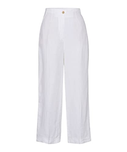 BRAX Damen Leinenhose Style Maine S White Weiss - 38 von BRAX