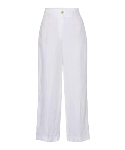 BRAX Damen Leinenhose Style Maine S White Weiss - 46 von BRAX