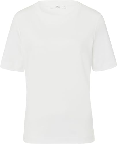 Brax Damen Style CIRA Interlock Light T-Shirt, Offwhite, 44 von BRAX