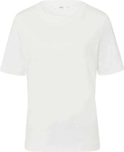 Brax Damen Style CIRA Interlock Light T-Shirt, Offwhite, 44 von BRAX