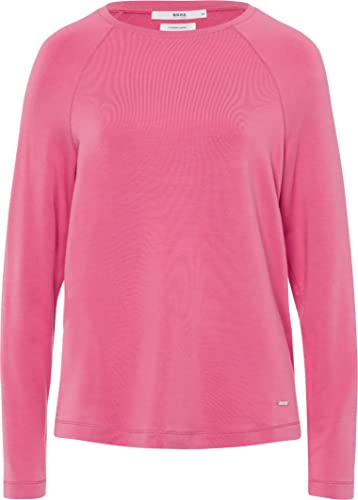 BRAX Damen Style Carina Schlichtes Langarmshirt in Thermo Qualität Sweatshirt, ICED Rose, 36 von BRAX